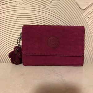 Burgundy Kipling Wallet